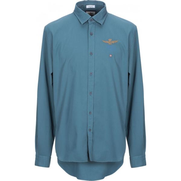 camicie Aeronautica Militare blu tinta unita