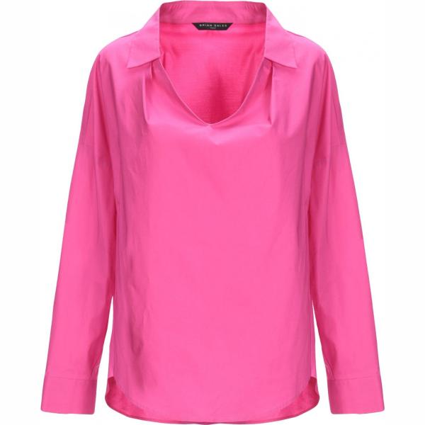 Blusa collo classico a maniche lunghe tinta unita Brian Dales tinta unita
