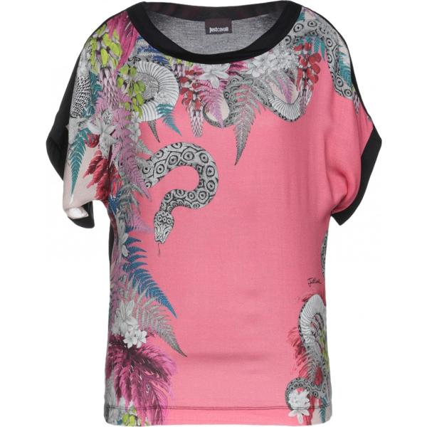 bluse Just Cavalli rosa a fiori