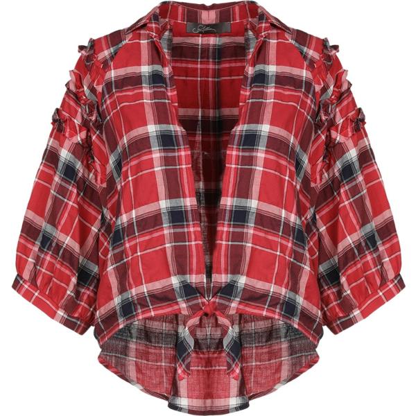 Camicia nudo Soallure scozzese
