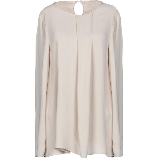 bluse Twinset marrone tinta unita