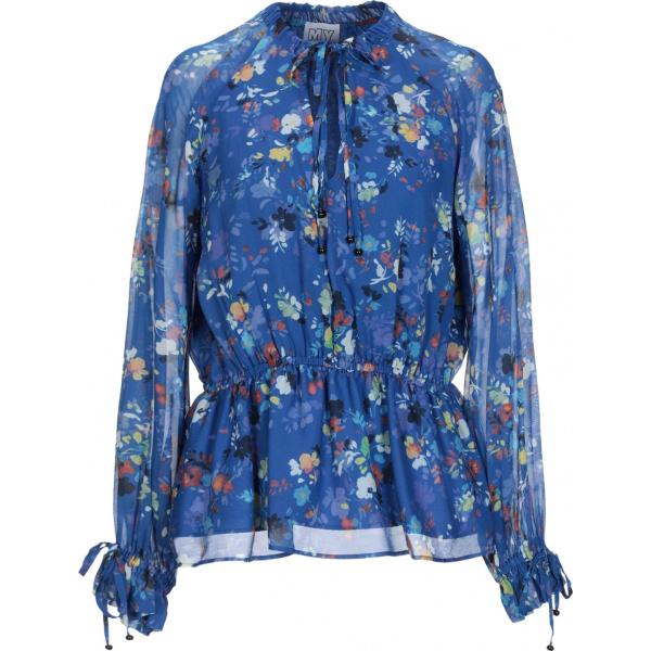 bluse My Twin Twinset blu a fiori