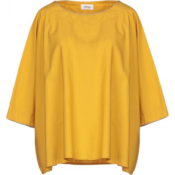 Blusa senza tasche collo tondo in cotone tinta unita Ottodame tinta unita