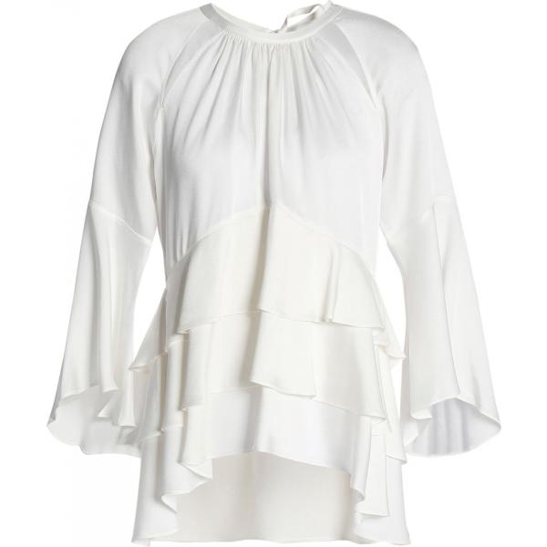 bluse Marissa Webb bianco tinta unita