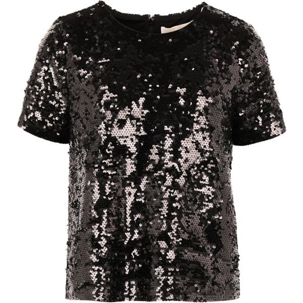 bluse Michael Michael Kors nero tinta unita