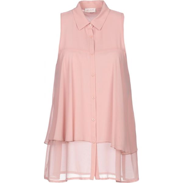 Camicia collo classico tinta unita At.p.co rosa tinta unita