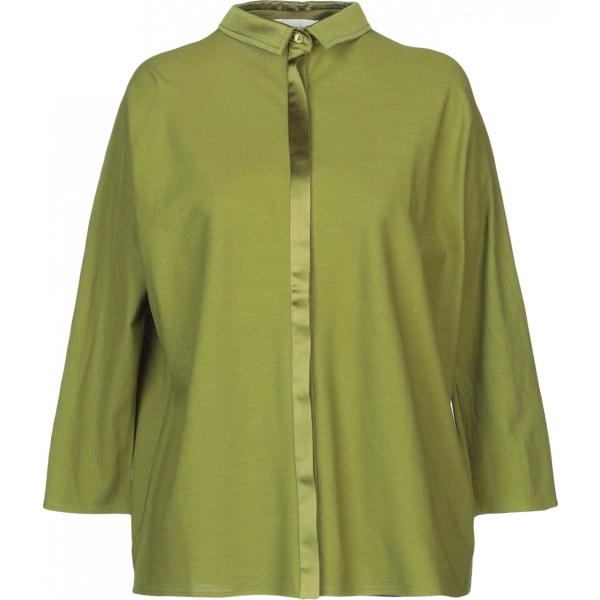 Camicia collo classico a maniche lunghe in cotone jersey Lamberto Losani tinta unita