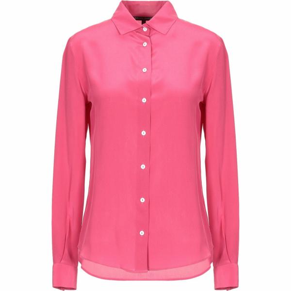 Camicia collo classico a maniche lunghe in seta tinta unita Brian Dales tinta unita
