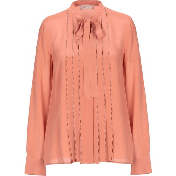camicie Twinset rosa tinta unita