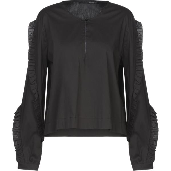 bluse Annarita N nero tinta unita