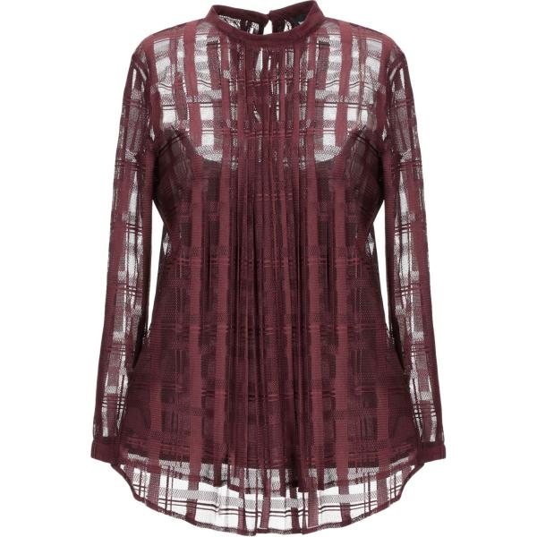 bluse Just Cavalli marrone tinta unita