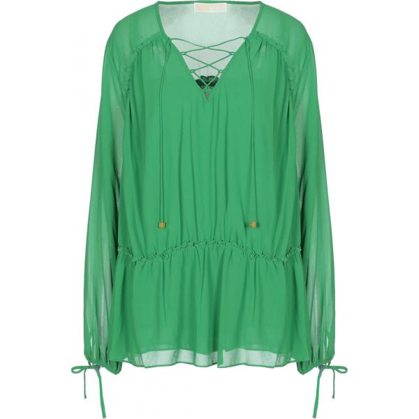 bluse Michael Michael Kors verde tinta unita