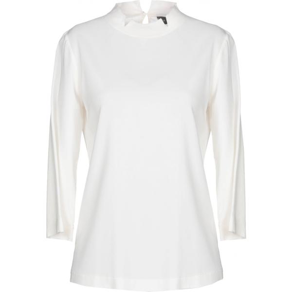 bluse European Culture bianco tinta unita