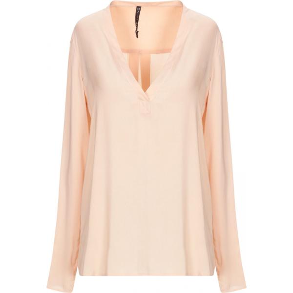 bluse Manila Grace marrone tinta unita