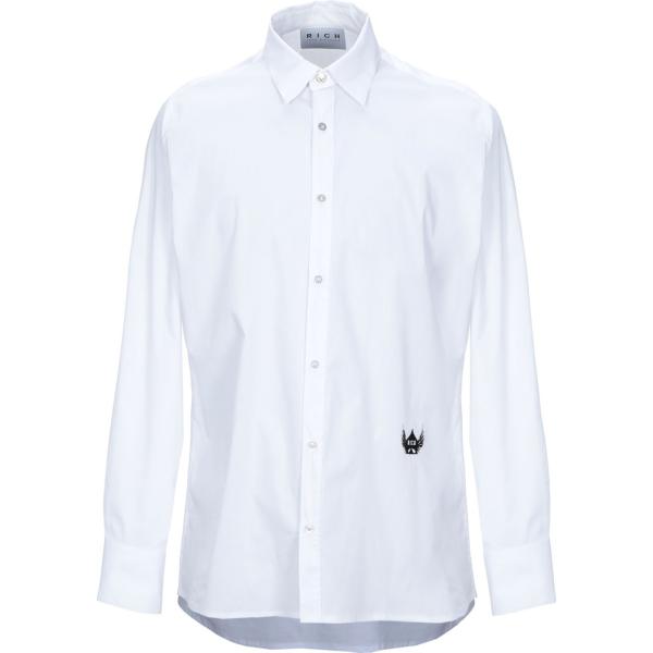camicie John Richmond bianco tinta unita