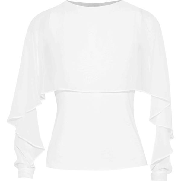 Blusa collo tondo a maniche lunghe jersey Bailey 44 tinta unita