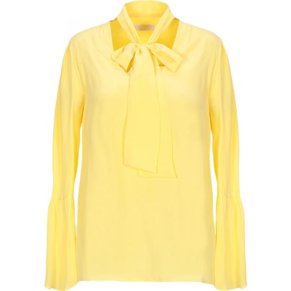 bluse Michael Michael Kors giallo tinta unita