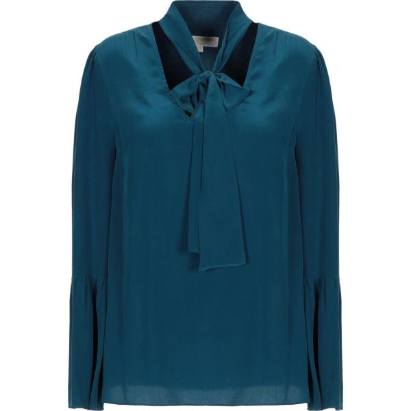 bluse Michael Michael Kors blu tinta unita