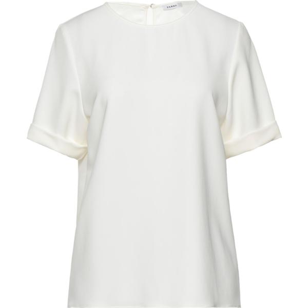bluse P.a.r.o.s.h. bianco tinta unita