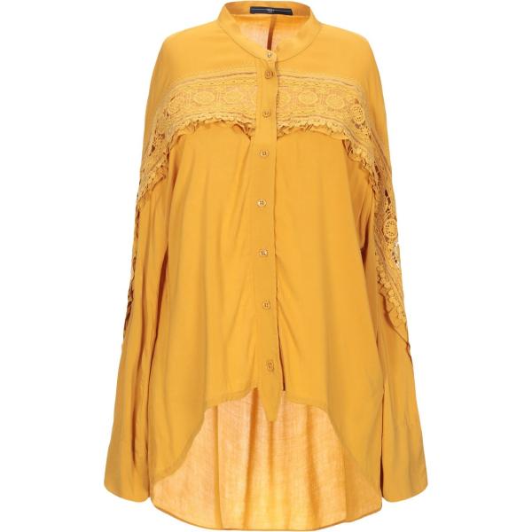 camicie High marrone tinta unita