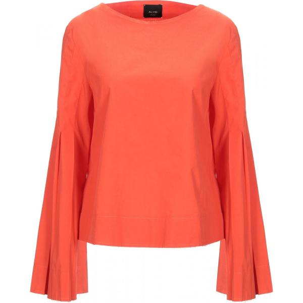 bluse Alysi arancione tinta unita