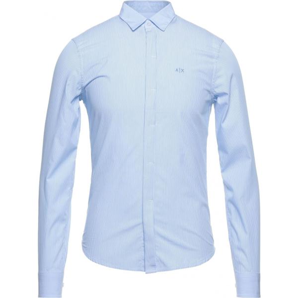 camicie Armani Exchange blu a righe