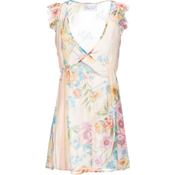 camicia a maniche corte Virna Drò® arancione a fiori