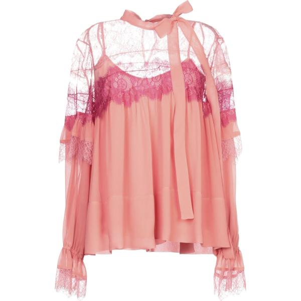 bluse Twinset rosa tinta unita