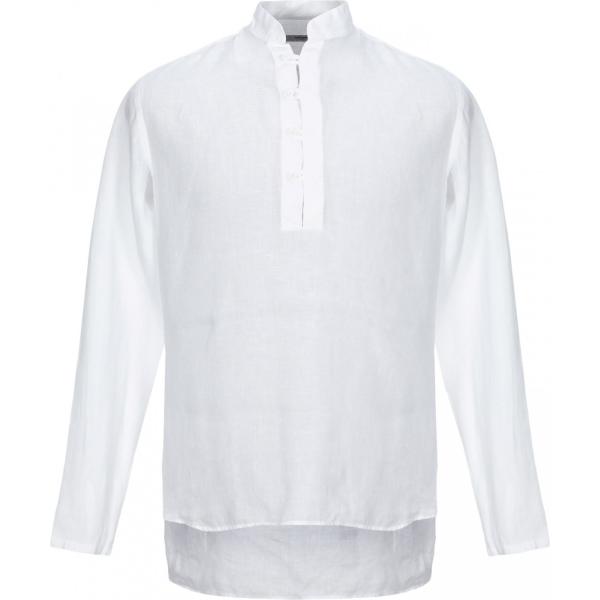 camicie Takeshy Kurosawa bianco tinta unita
