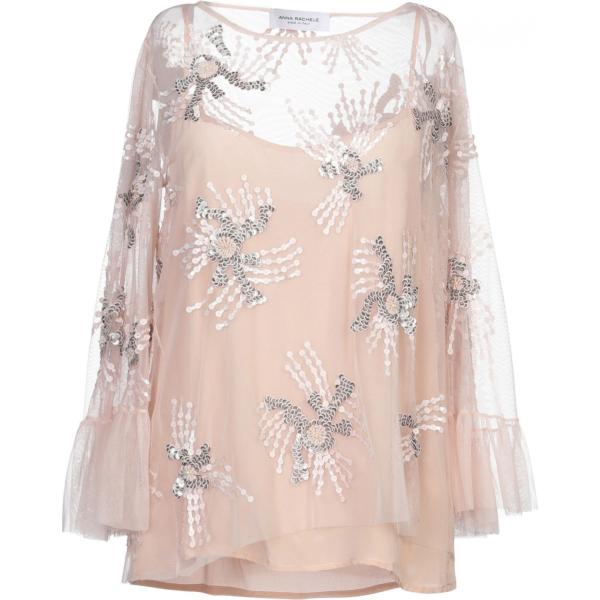 bluse Anna Rachele rosa tinta unita