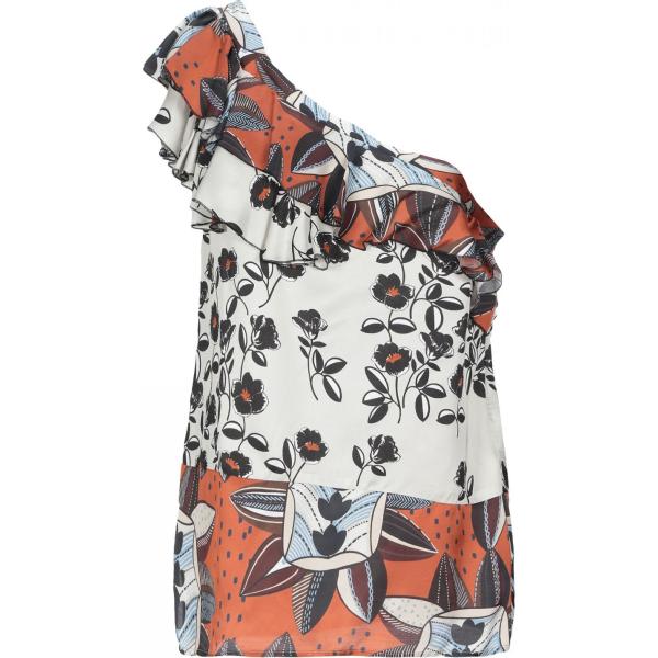 top Cristinaeffe grigio a fiori