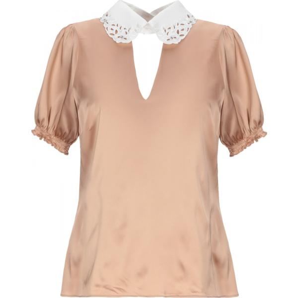 bluse Cristinaeffe marrone tinta unita