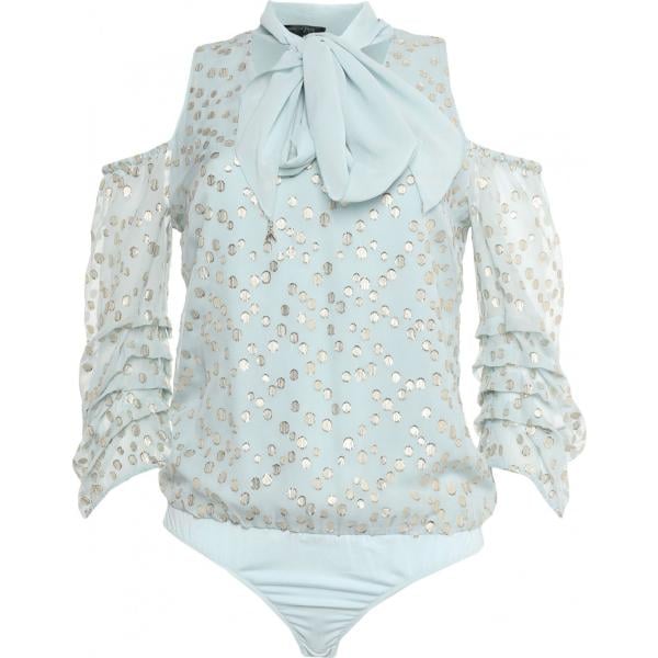 bluse Patrizia Pepe Sera grigio tinta unita