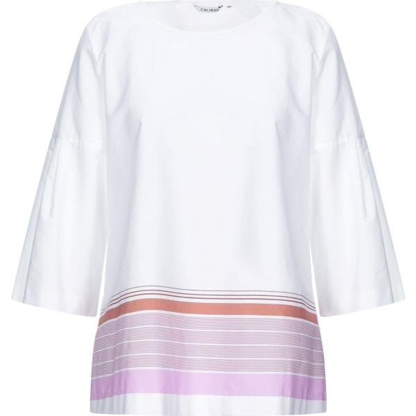 bluse Caliban bianco a righe
