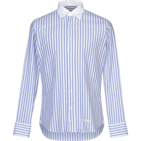 Camicia senza tasche a righe collo classico a maniche lunghe in cotone con bottoni Tintoria Mattei 954 a righe