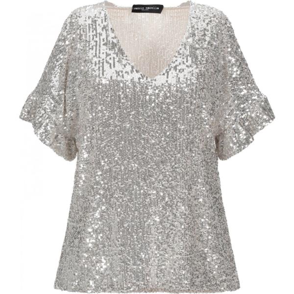 bluse Frankie Morello grigio tinta unita