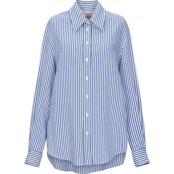 camicia Caliban 820 blu a righe