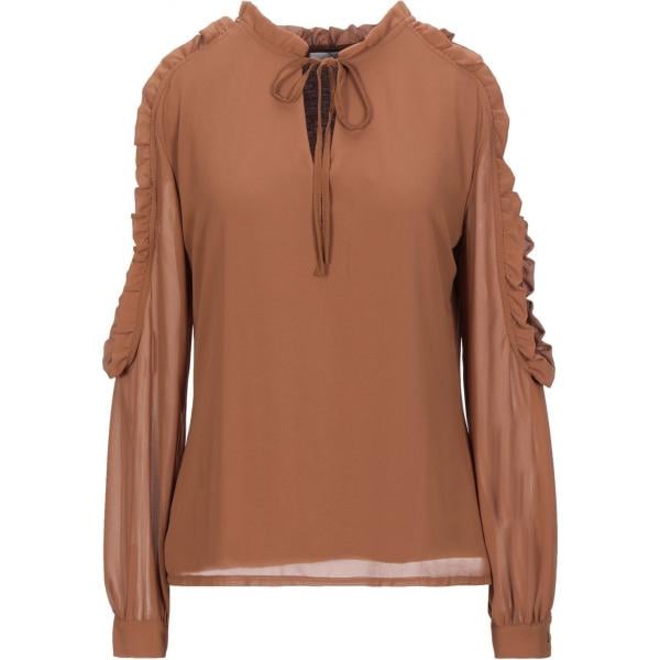 bluse Berna marrone tinta unita