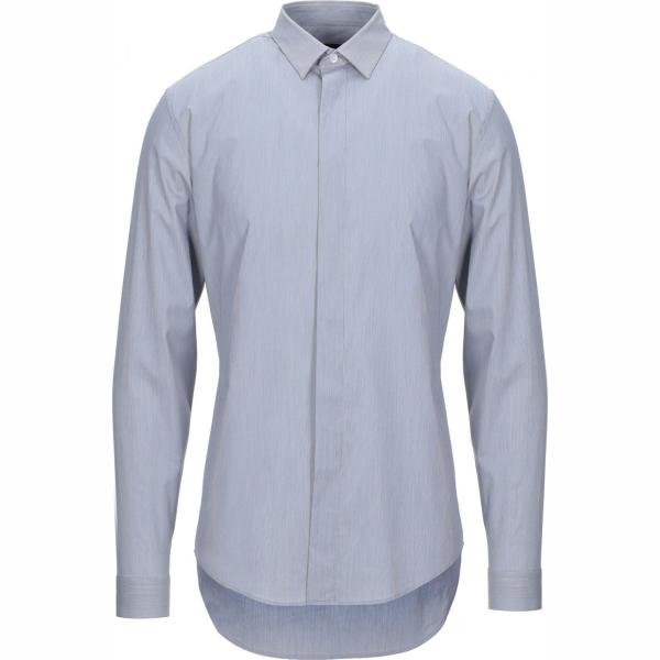 camicia Emporio Armani grigio a righe