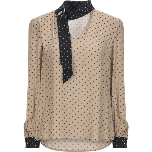 bluse Cristinaeffe marrone a pois