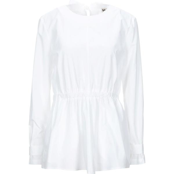 bluse Hache bianco tinta unita