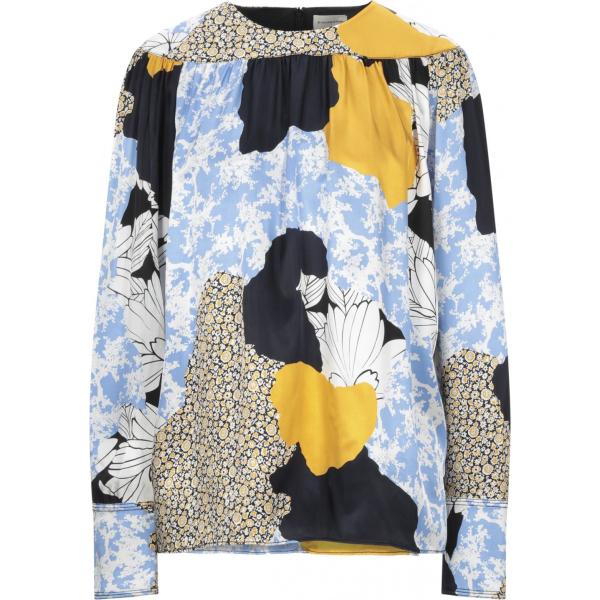 bluse By Malene Birger blu a fiori
