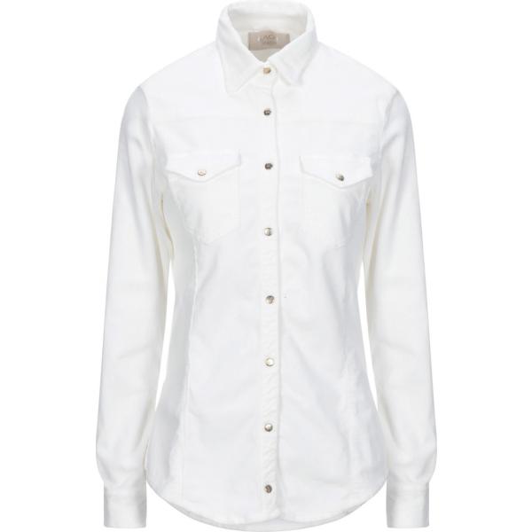 camicie Kaos Jeans bianco tinta unita