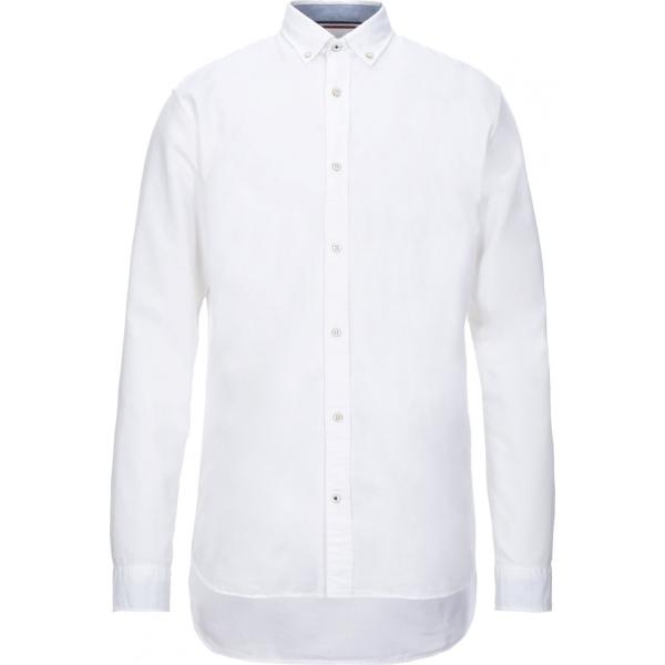 camicie Jack & Jones bianco tinta unita
