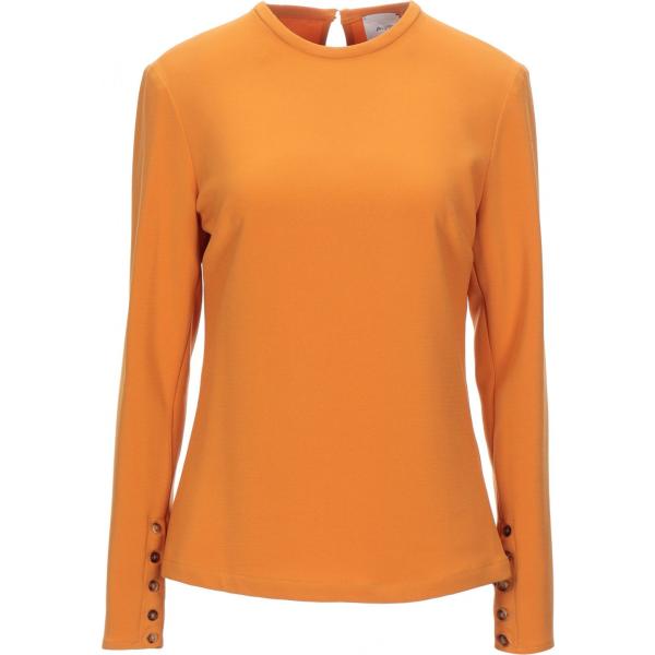 bluse Alysi arancione tinta unita