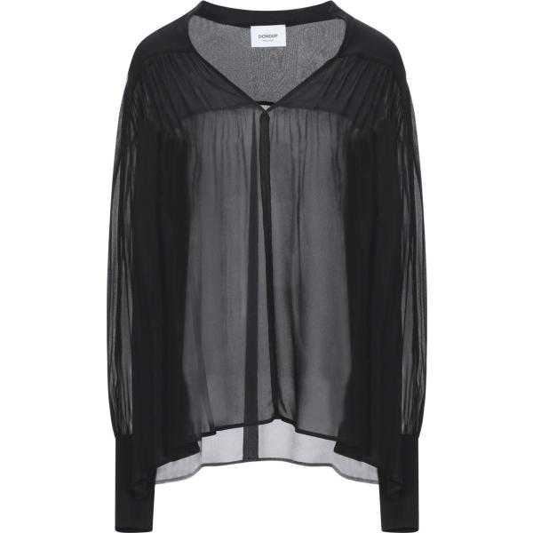 bluse Dondup nero tinta unita