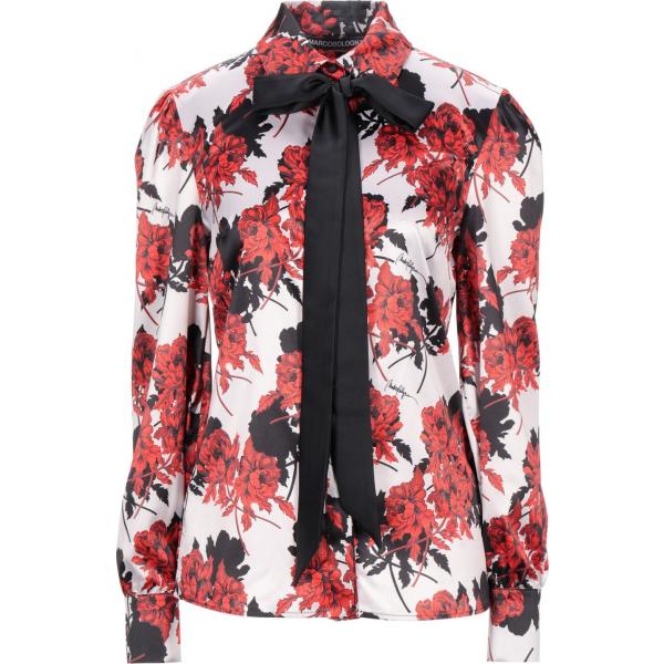camicie Marco Bologna grigio a fiori