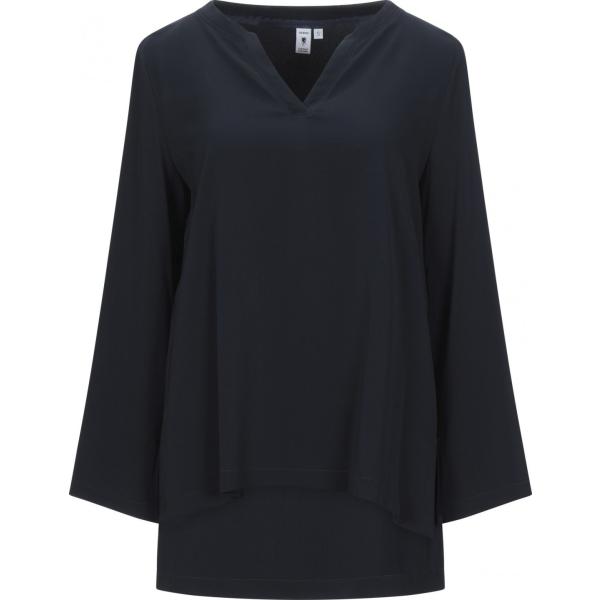 bluse European Culture blu tinta unita