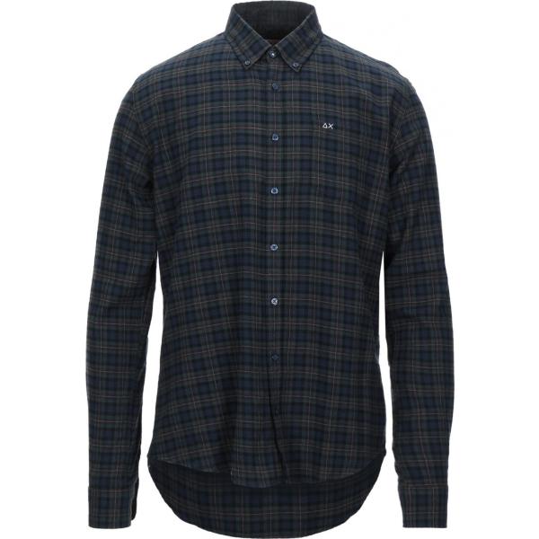 camicie Sun 68 verde scozzese