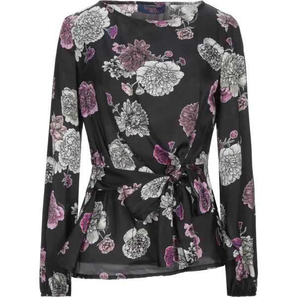 bluse Trussardi Jeans nero a fiori